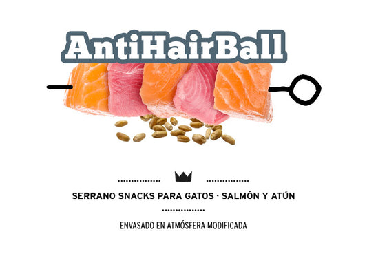 Snack Antihairball Serrano para gatos