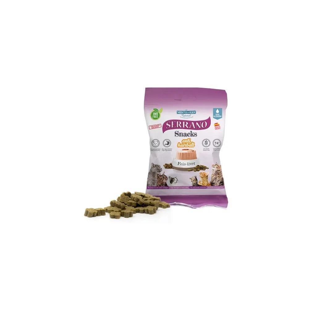 Snack Antihairball Serrano para gatos