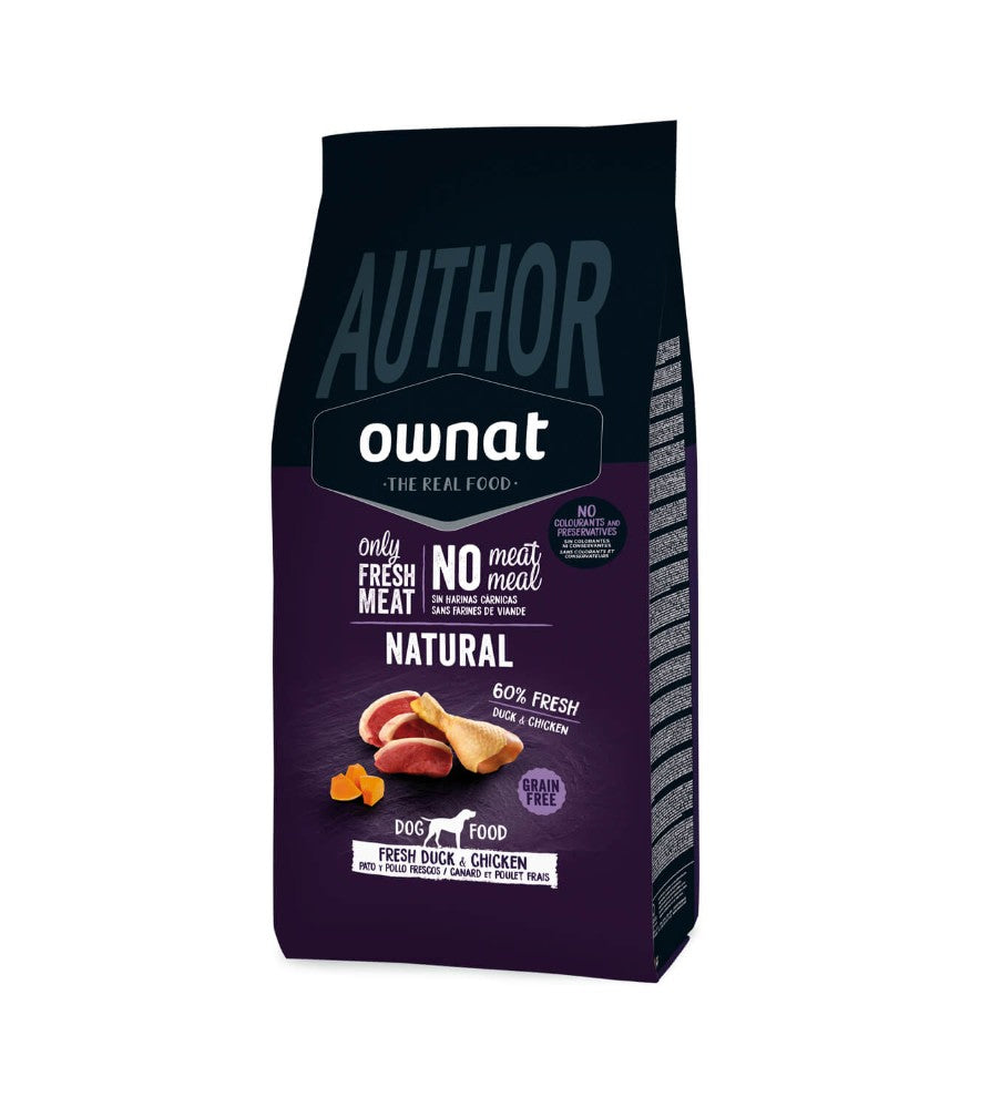 Ownat Author Fresh Duck&Chicken pienso para perros de pato y pollo