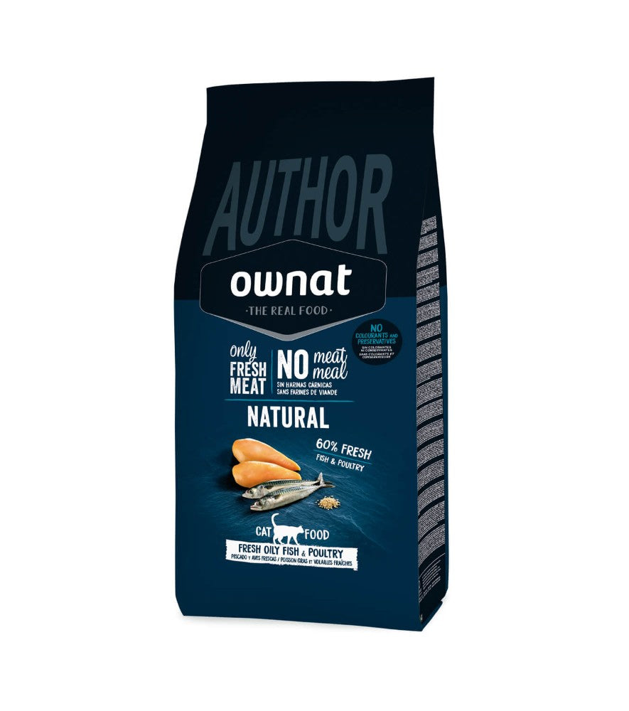 Ownat Author Fresh Oily Fish&Poultry pienso para gatos de pescado y y aves de corral
