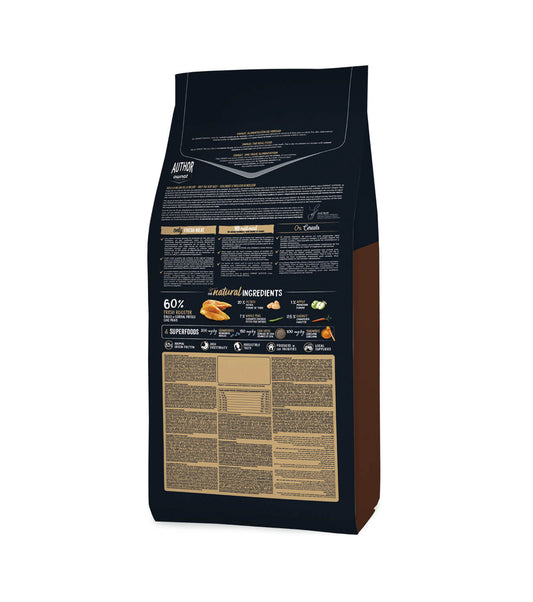 Ownat Author Fresh Rooster pienso para perros de pollo de corral