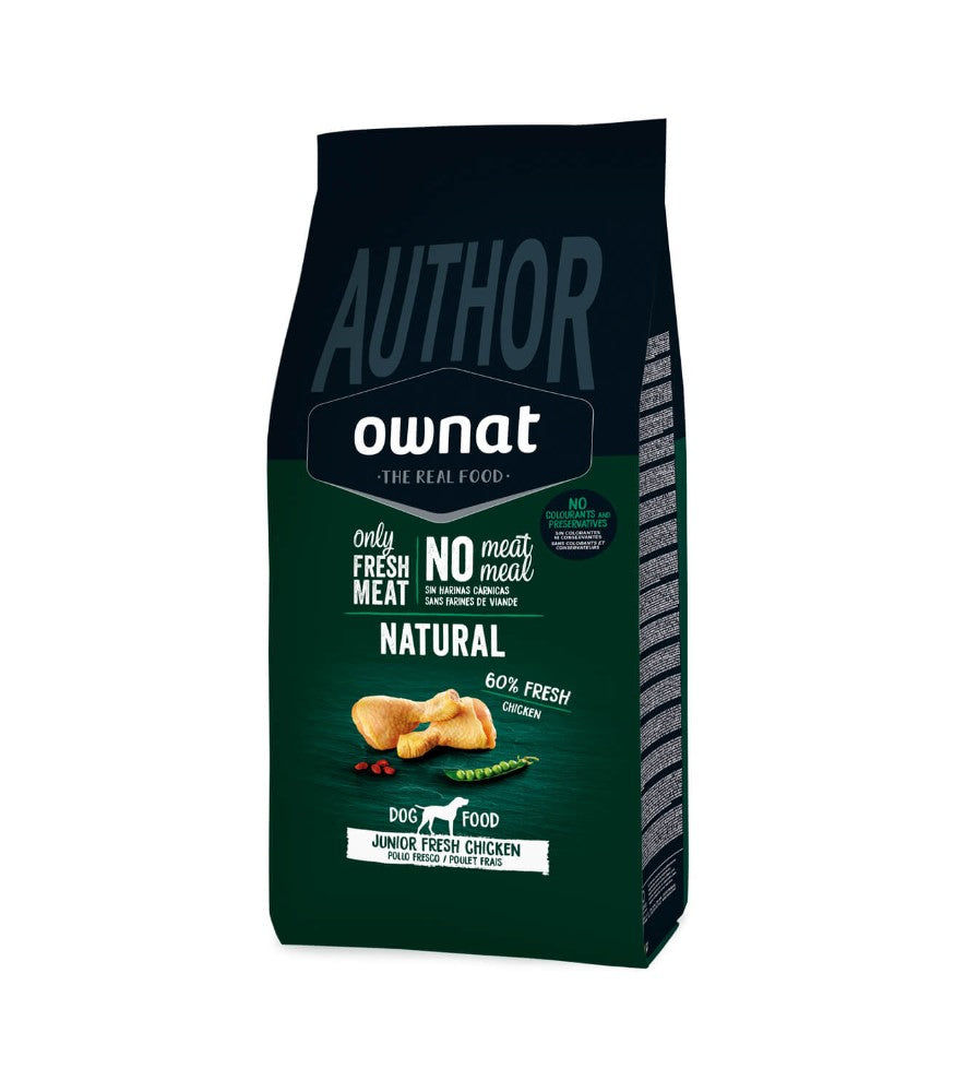 Ownat Author Junior Fresh Chicken pienso para perros de pollo