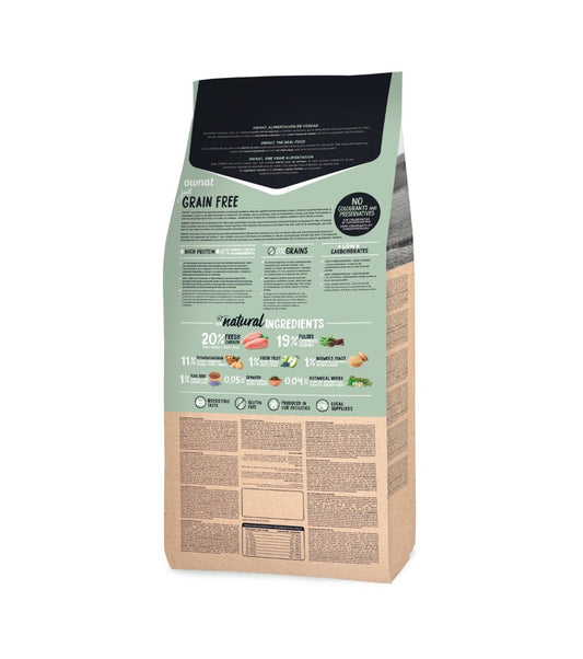 Ownat Just Grain Free Adult Chicken pienso para perros de pollo sin cereales