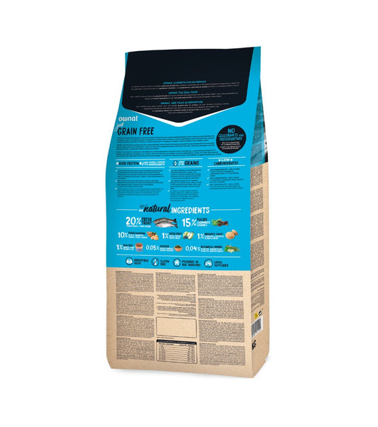 Ownat Just Grain Free Trout pienso para perros de trucha sin cereales