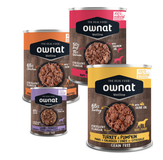 Ownat Wetline comida húmeda para perros