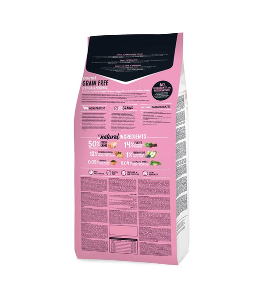 Ownat Hypoallergenic Grain Free Mini Lamb pienso para perros de raza pequeña hipoalergénicos de cordero