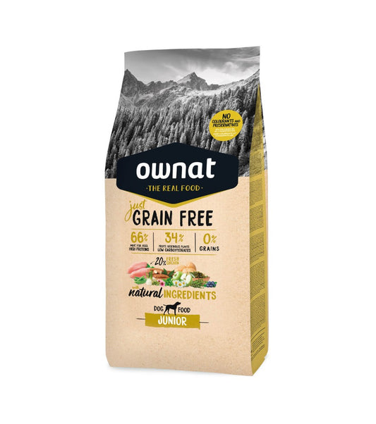 Ownat Just Grain Free Junior pienso para cachorros sin cereales