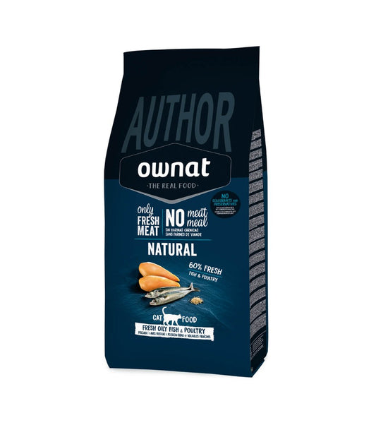Ownat Author Fresh Oily Fish&Poultry pienso para gatos de pescado y y aves de corral
