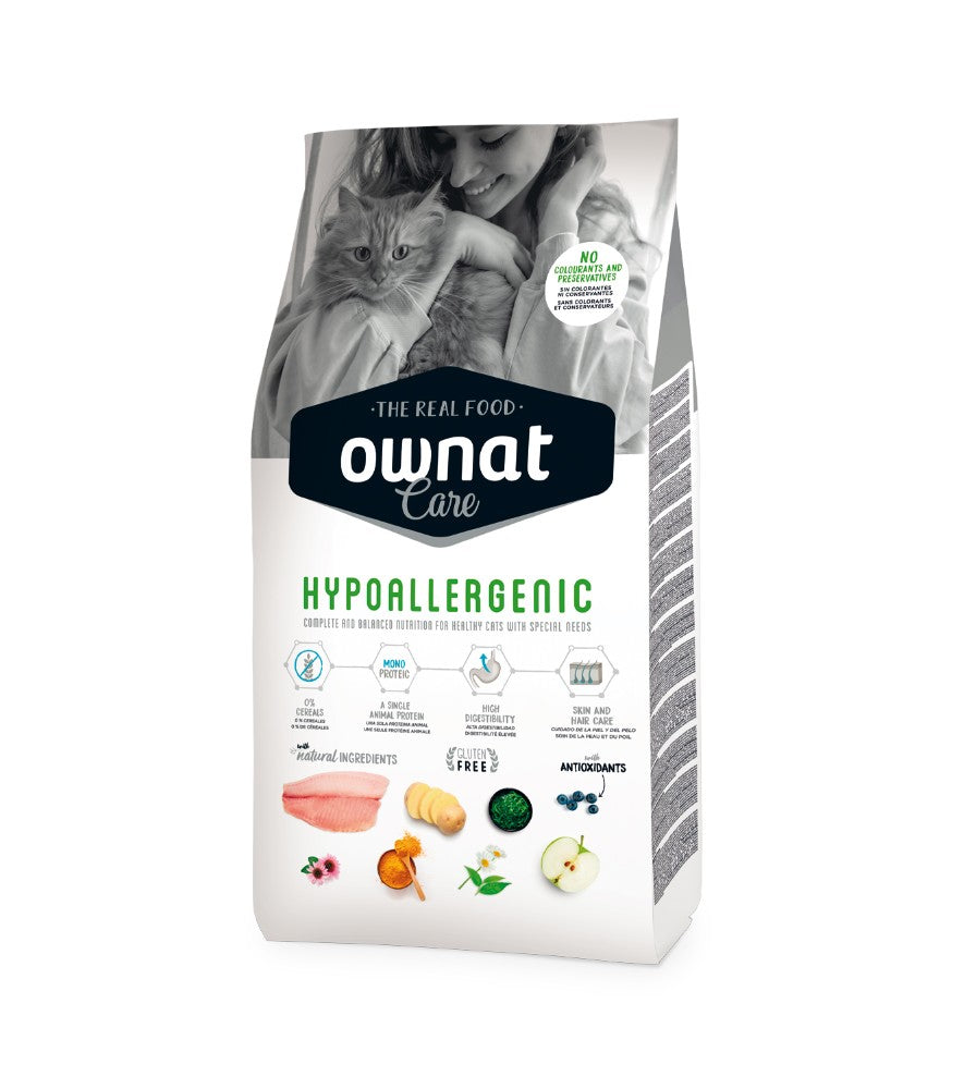 Ownat Care Hypoallergenic pienso para gatos hipoalergénicos