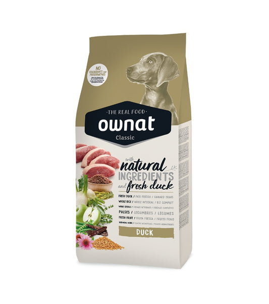 Ownat Classic Duck pienso para perros de pato