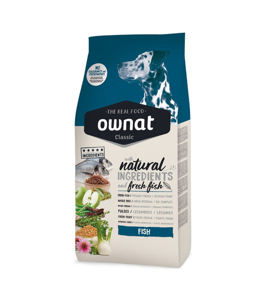 Ownat Classic Fish pienso para perros de pescado