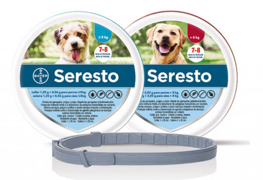 Collar antiparasitario Seresto para perros